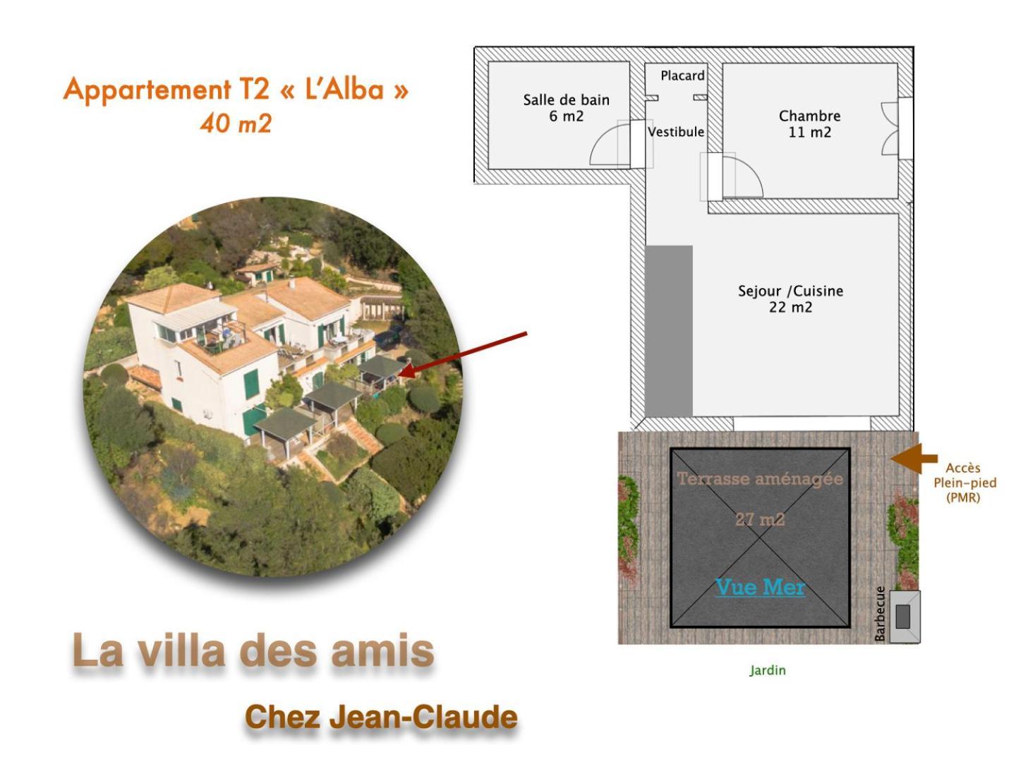 Chez Jean Claude La Villa Des Amis Olmeto  Exterior foto